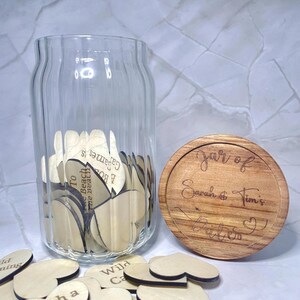 Personalised Date Night Jar | 52 Date Ideas | Wedding Gift for Couples | Valentine’s