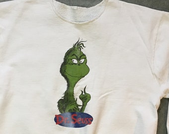 vintage Grinch sweatshirt L