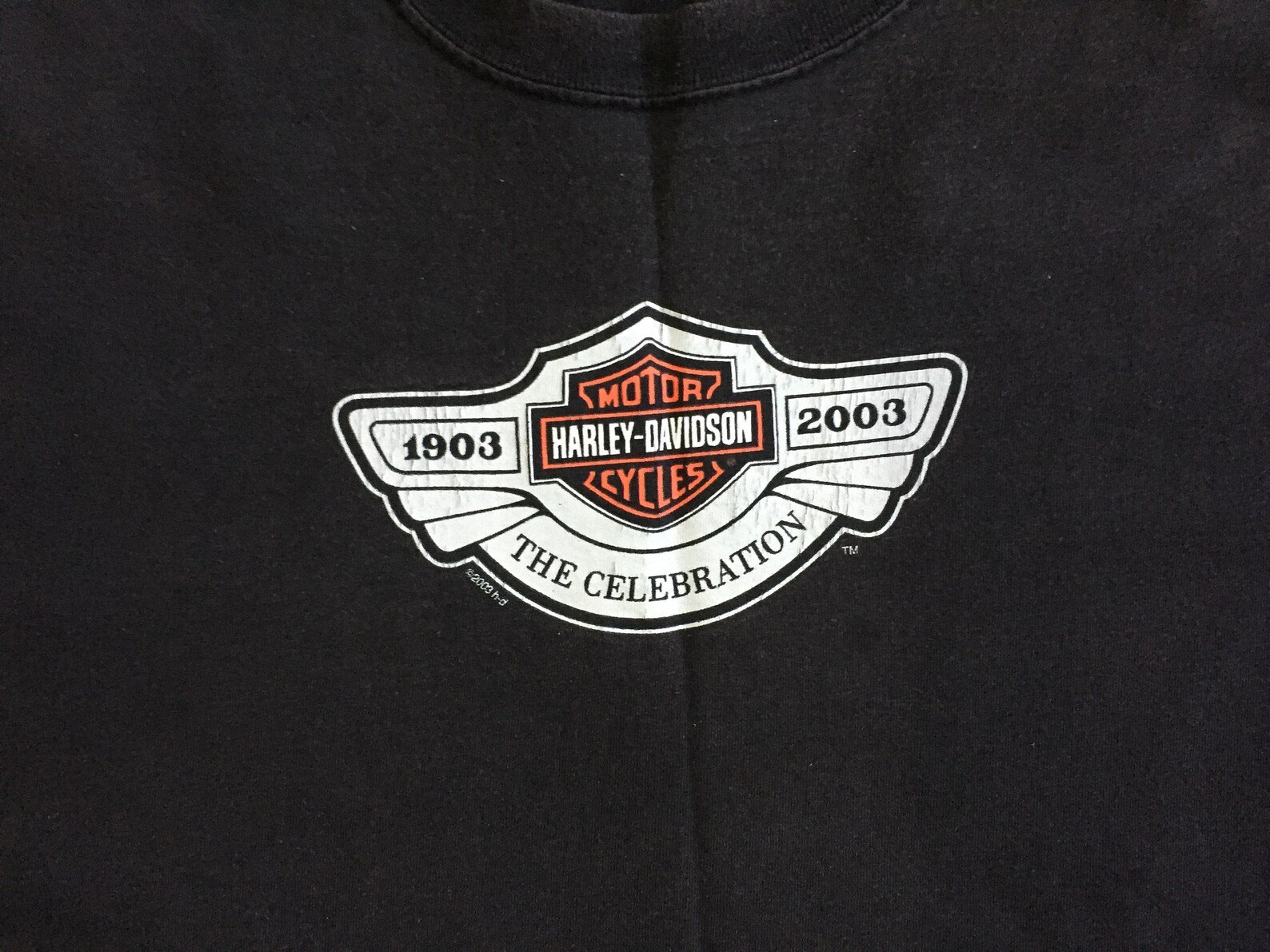Vintage Harley-davidson 100th Anniversary T-shirt Milwaukee - Etsy