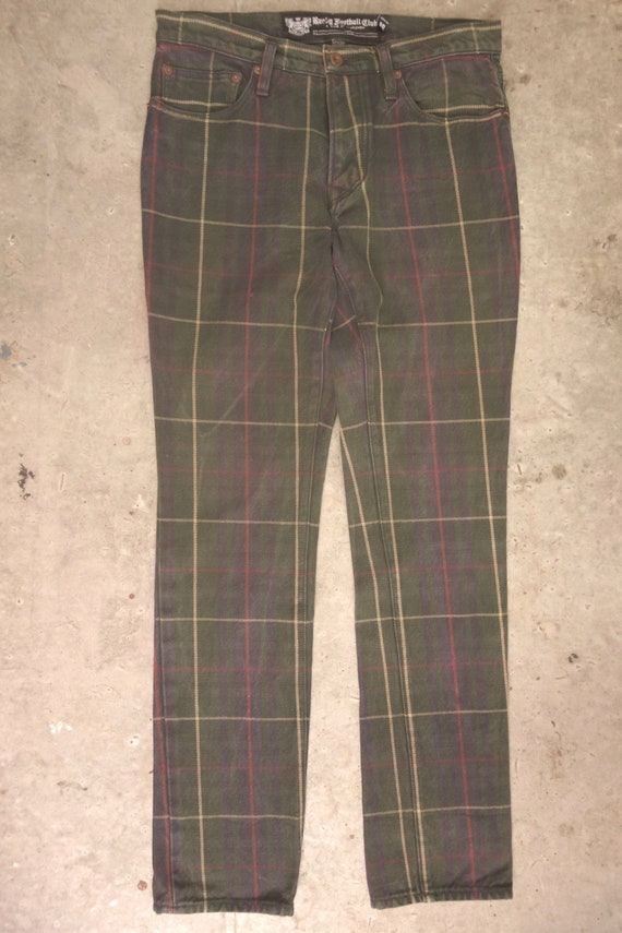 plaid polo pants