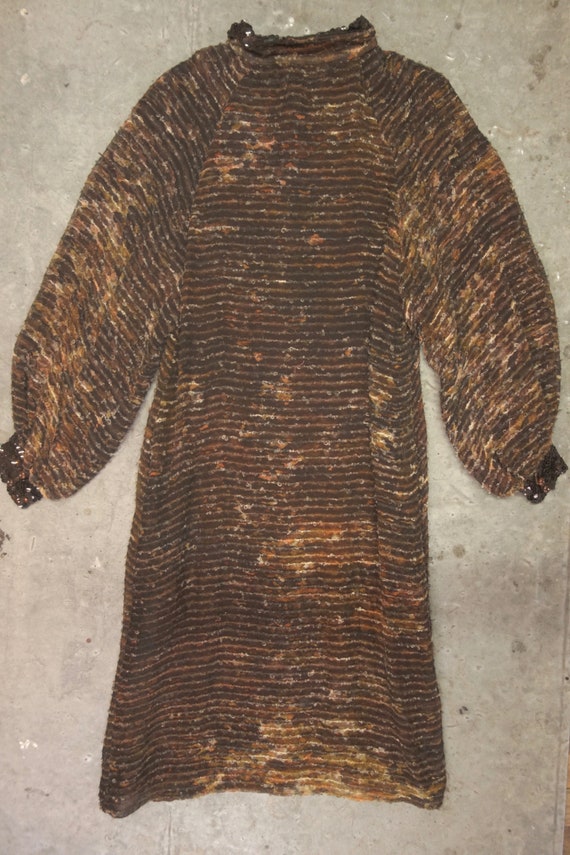 Valentino silk and sequin dress, classic 1980's e… - image 4