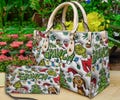 Personalized Grinch Christmas Leather Handbag, Grinch Women Bags, Grinch Lovers Handbag, Woman Handbag, Custom Leather Bag, Christmas Gifts product logo
