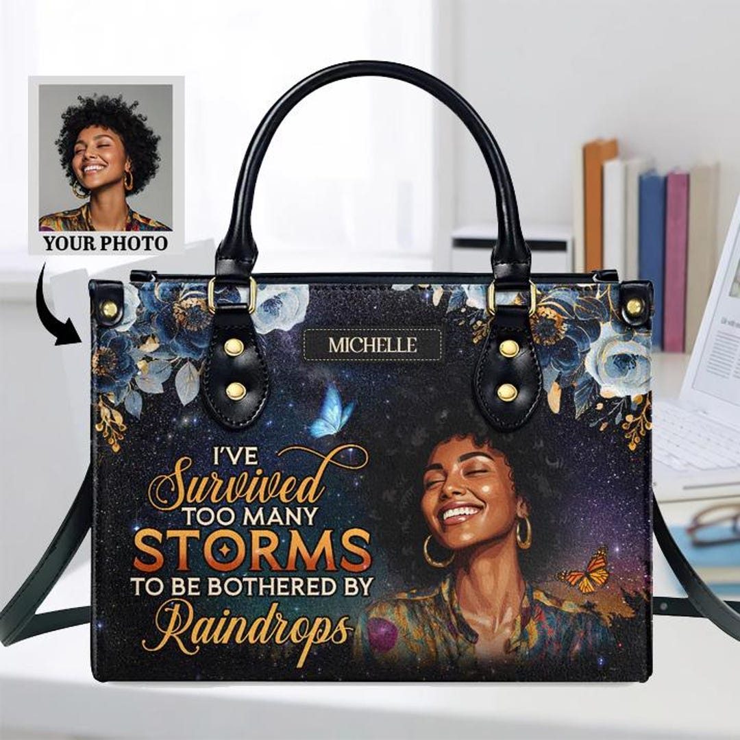 Custom Image Handbag Custom Women Leather Handbag, Personalized Photo & Name Handbag, Custom ...