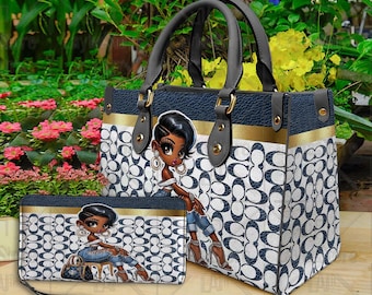 Bolso de cuero para mujer con dibujos animados de Betty Boop, bolso para amantes de Betty Boop, bolso de cuero personalizado, bolso personalizado, regalo para mamá, regalo para ella.