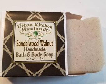 URBAN WATERS SOAP BAR, HANDMADE MENS BAR SOAP