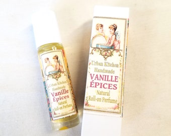 Vanilla Epices  Natural Perfume -  Roll on Perfume-  perfume oils - Vanilla Perfume - Artisan perfume