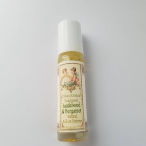 Sandalwood Bergamot Perfume/ Roll On Perfume /Natural Perfume/Sandalwood/travel Perfume/ Sandalwood