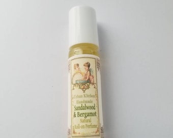 Sandalwood Bergamot Perfume/ Roll On Perfume /Natural Perfume/Sandalwood/travel Perfume/ Sandalwood