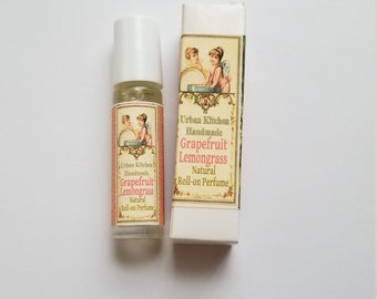 Grapefruit Lemongrass  Roll On Perfume,  natural perfume,  roll on Perfume, Perfume, natural beauty