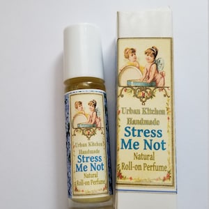 Stress Me Not roll on Perfume -   Perfume oils -  Natural Perfume - Perfume Oil - Essential oils-  Relaxation oils - ylang ylang