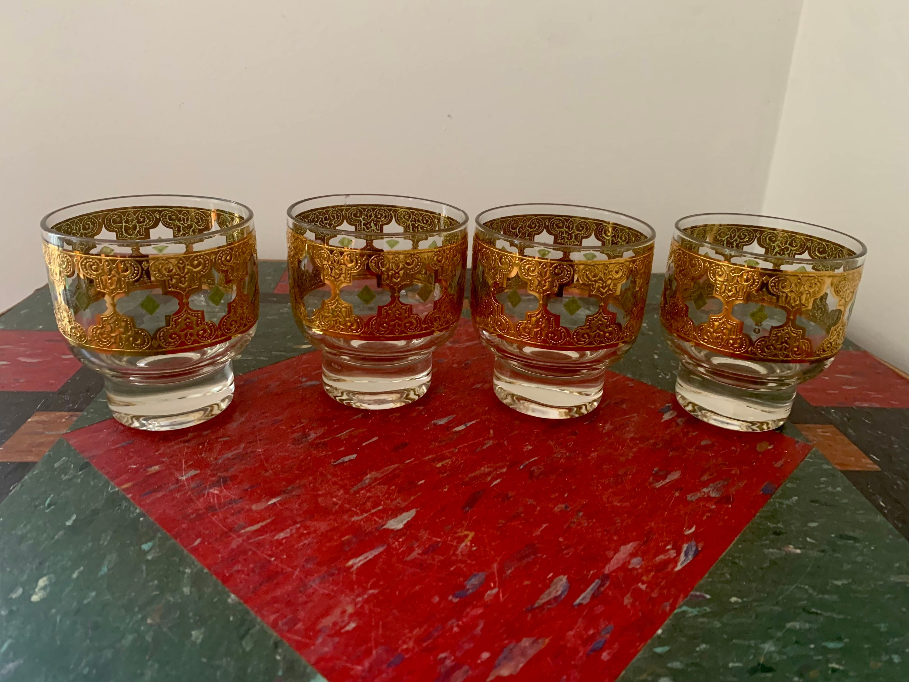 Vintage Culver Highball Glasses, Set of 6 - Hunt and Bloom