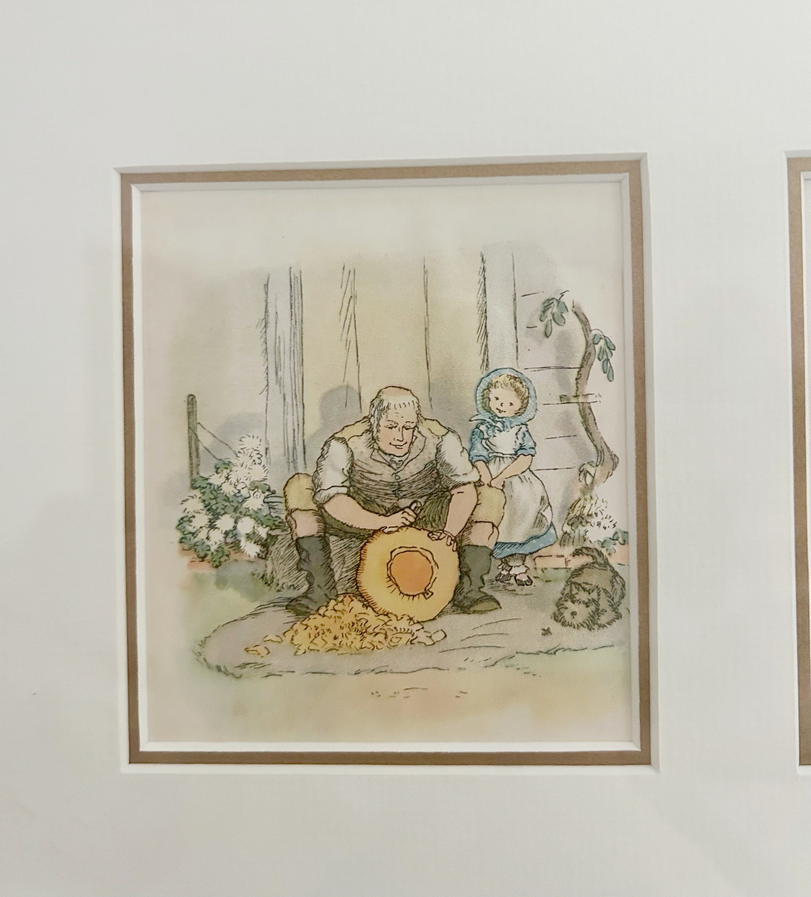 ターシャ・テューダーの額入り絵本イラスト 保育室装飾 - Etsy 日本