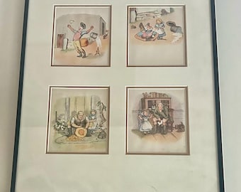 ターシャ・テューダーの額入り絵本イラスト 保育園のインテリア - Etsy