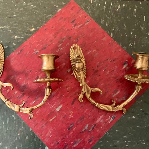 Hand Candlestick Sconce Wall Mounted Candle Holder. Etsy