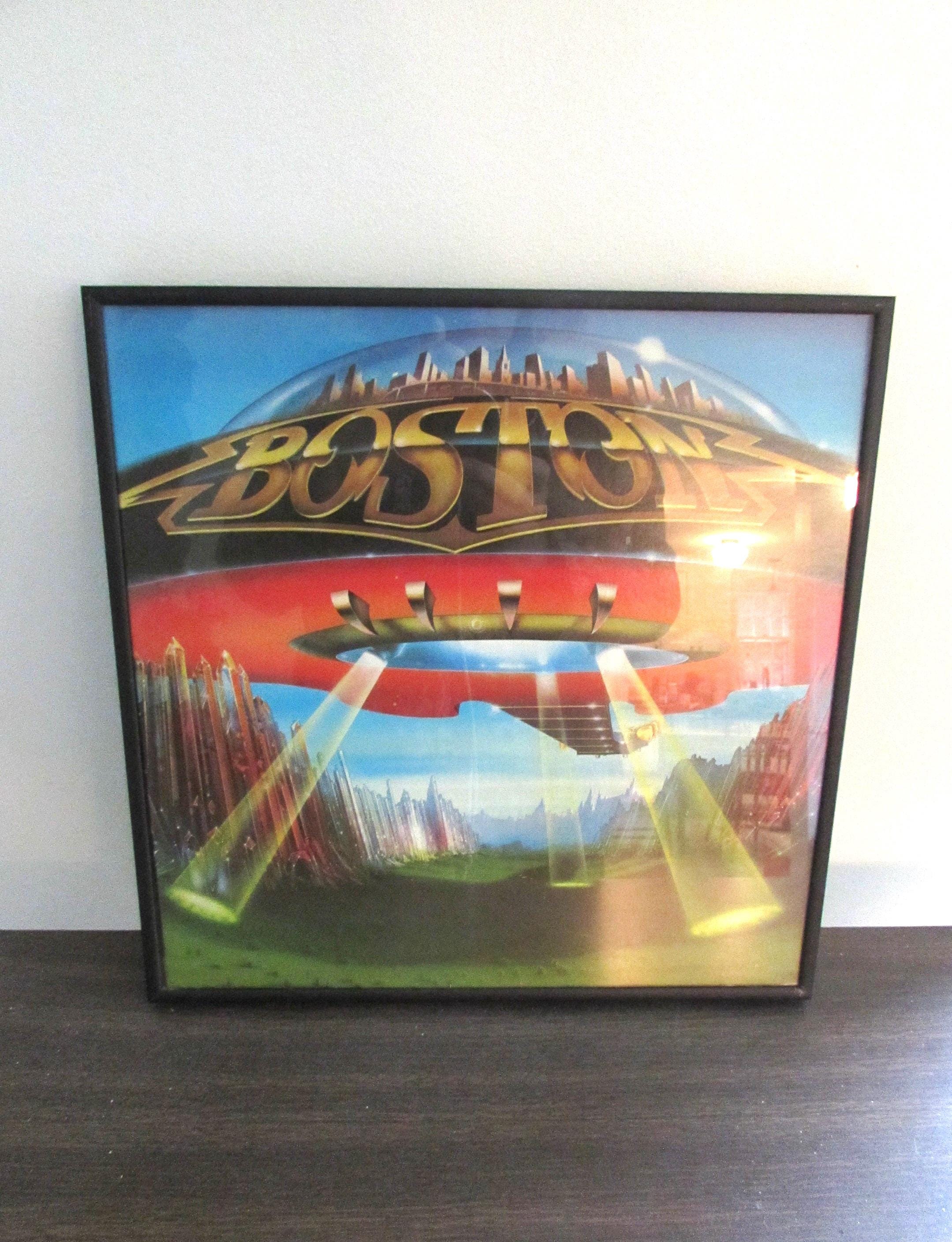 Boston Album Cover 1978 Don't Look Back Framed Wall Art UFO