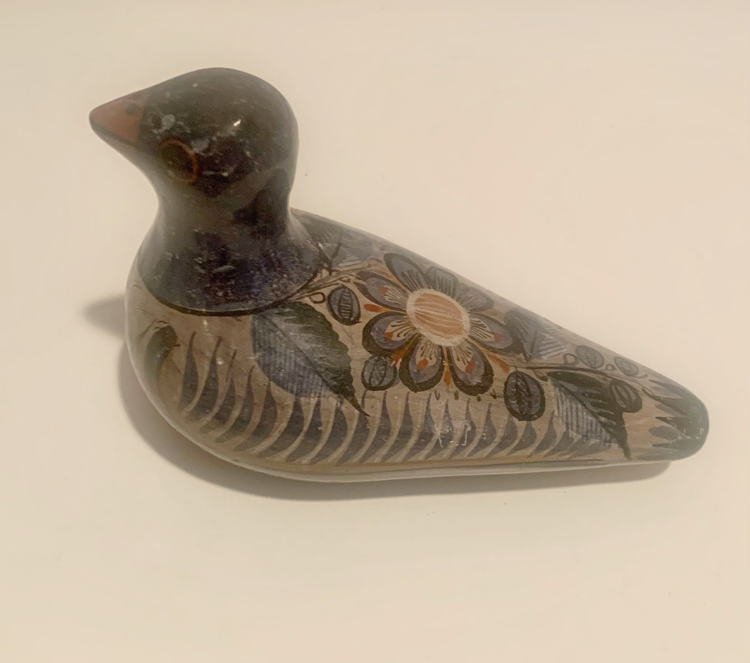 Mexican Folk Art Pottery Bird Tonala Pottery El Palomar - Etsy