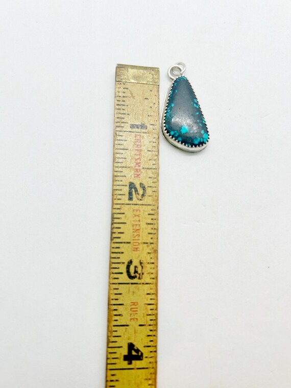 Collier Vintage Argent 925 Avec Turquoise - Lee Thompson Navajo, Bijou Indien Occasion