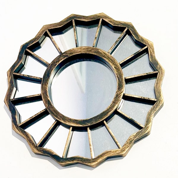 Mid Century Modern Sunburst Wall Mirror