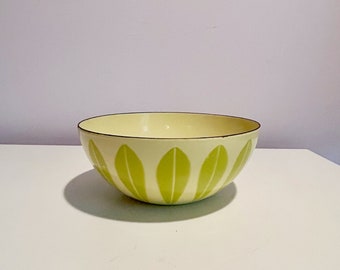 Catherine Holm Norway Enamelware Bowl Lemon and Lime Rare Color