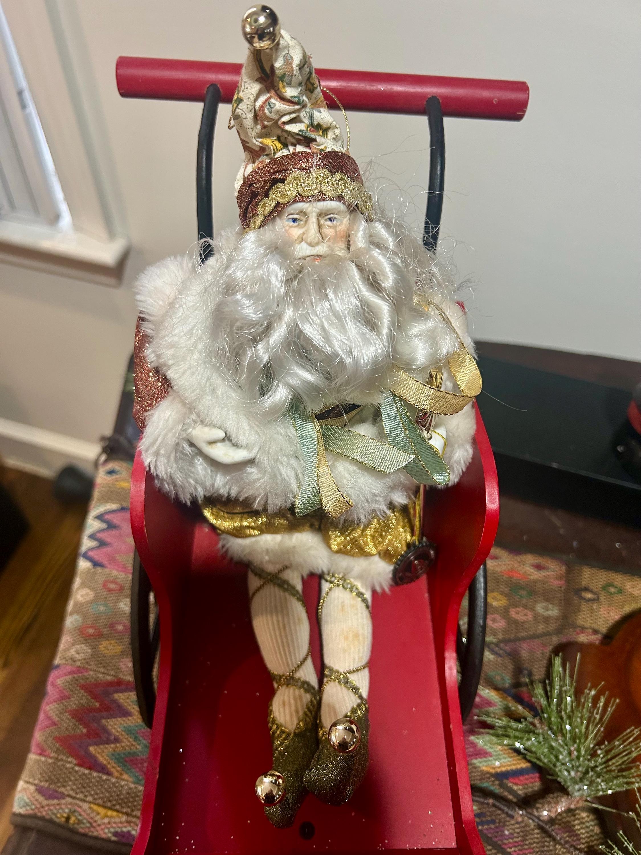 Vintage 1990 Brinn's Santas of the World Father Xmas English Santa