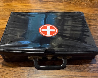 Vintage Doctor's Bag Playset Hospital Nurse First Aid Medical Pretend Play