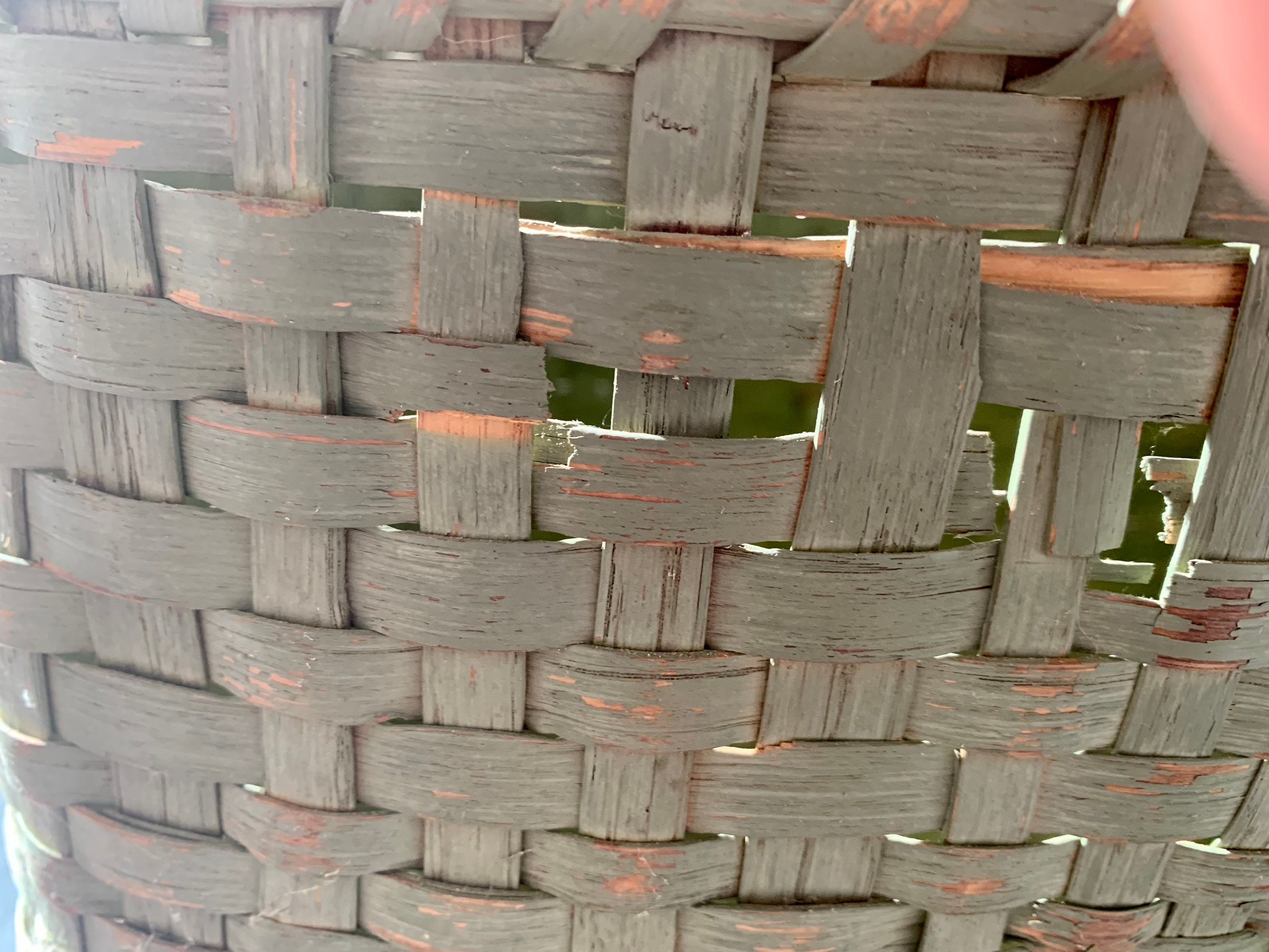 Antique Wicker Farmers Market Basket Tote Wicker Picnic Basket Etsy