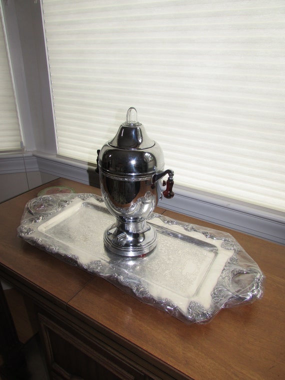 Vintage 1940's Art Deco Renfrew Electric Percolator Coffee Pot only no cord
