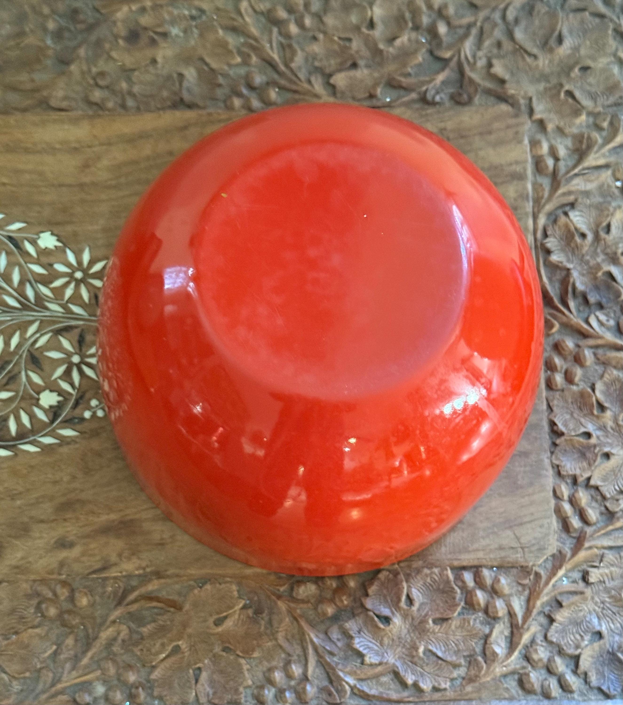 Dnsk Rmed Vintage Dansk Red and White Enamelware Kobenstyle Mid Century Modern ...