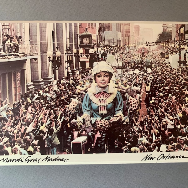 Hand Tinted Photography by TL Smith Mardi Gras Madness New Orleans Circa 1986