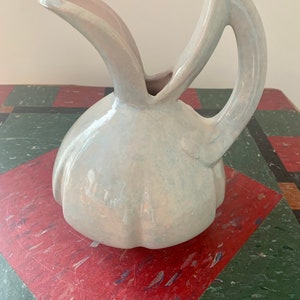 Vintage Gondor Pottery Pitcher Vase Lusterware