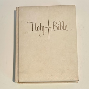 Vintage 1965 King James Holy Bible - Gold Page Edges