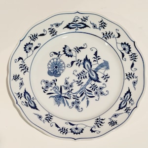 Blue Danube Rectangle Mark Bread & Butter Plates Blue Onion Vintage Japan