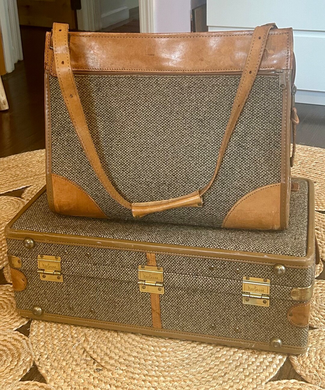 Hartmann luggage vintage suitcase トランク Vintage Hartmann Luggage Vinyl Suitcase 21