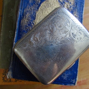 Vintage Silver plate Cigarette Box