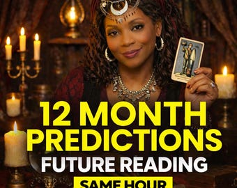 Next 12 Month Prediction, Psychic Reading Same Hour, Future Tarot Reading, Psychic Predictions, Spiritual Guidance, Future Prediction