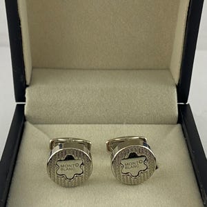 Montblanc Starwalker Cufflinks: Meisterstuck Silver Special Edition