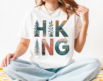 Hiking Graphic T-Shirt, Nature Lover Apparel