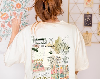 Unisex Camp Vibes T-Shirt, Boho Nature Lover Gift