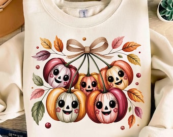 Pumpkin Cherries PNG | Cute Fall Pumpkin sublimation design | Fall Pumpkin Digital Download | Pumpkin Coquette PNG | Retro Fall Pumpkin Png