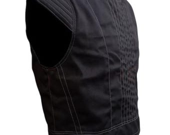 Chaleco táctico negro inspirado en Boba Fett / Traje de cosplay mandaloriano para hombre y unisex