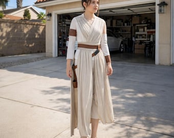 Rey Scavenger Cosplay Costume | Desert Jedi Outfit | Star Wars Inspired