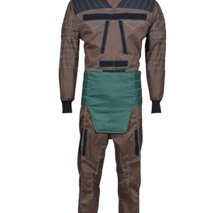 Disfraz de armadura Beskar mandaloriana: traje de cosplay personalizado inspirado en Din Djarin imagen 2
