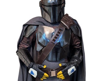 Zestaw zbroi Din Djarin Mandalorianin | Beskar Full Body Cosplay z peleryną i akcesoriami