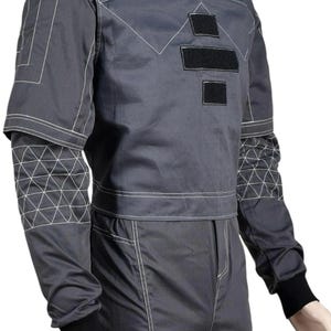 Traje de vuelo inspirado en Din Djarin: conjunto de cosplay mandaloriano de 3 piezas con ajuste táctico. imagen 5