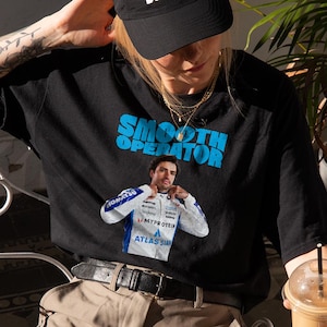 Carlos Sainz t shirt,Smooth Operator F1,Formula One Shirt,Carlos Sainz Merch,Williams Racing Apparel,F1 Fan Gift Unisex,Racing Fan Gift