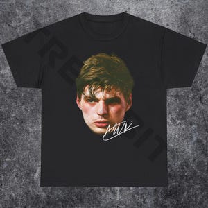 Max Verstappen Signature Tshirt, Vintage F1 Grafik T-Shirt, Formel 1 Fan Geschenk, Verstappen Merch, Unisex Racing Shirt, EV1 Signature Shirt