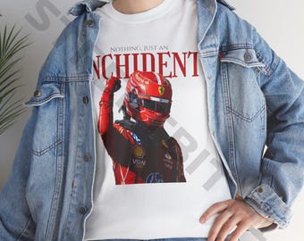 Charles Leclerc F1 Racing Unisex T-Shirt , Ferrari Racing Tee, F1 T-Shirt, F1 Merch, Ferrari CL16 Tee