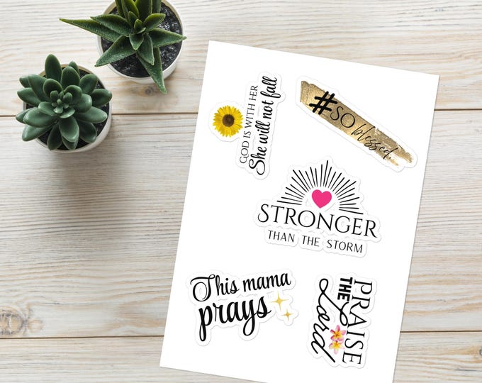 Faith in Every Season – Mini Christian Sticker Set