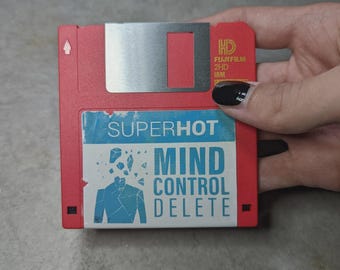 SUPERHOT Floppy Disk Replica Printable Files