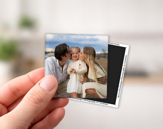Set of 2 - Custom Photo Magnet 2x2